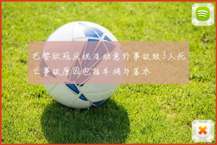 巴黎欧冠庆祝活动意外事故致3人死亡事故原因包括车祸与落水